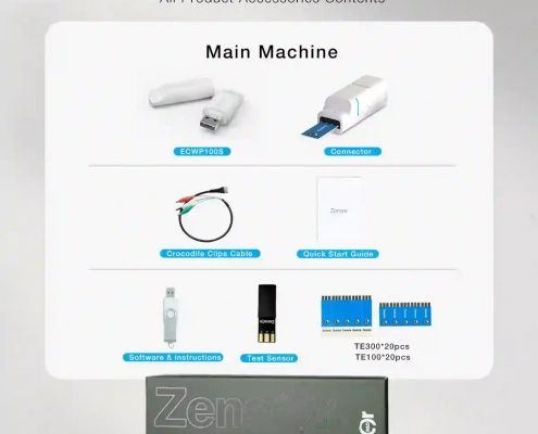 業界最小的⌜無線⌟電化學分析儀-內容物